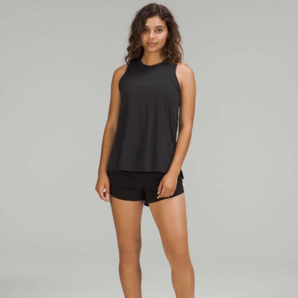 Lululemon Tank-And-Short Romper 3" Black Size 4 - Picture 1 of 8